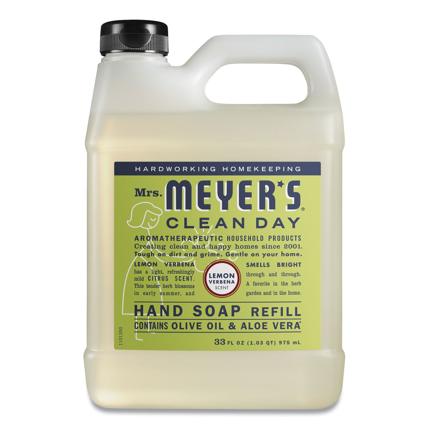 Clean Day Liquid Hand Soap, Lemon, 33 oz, 6/Carton