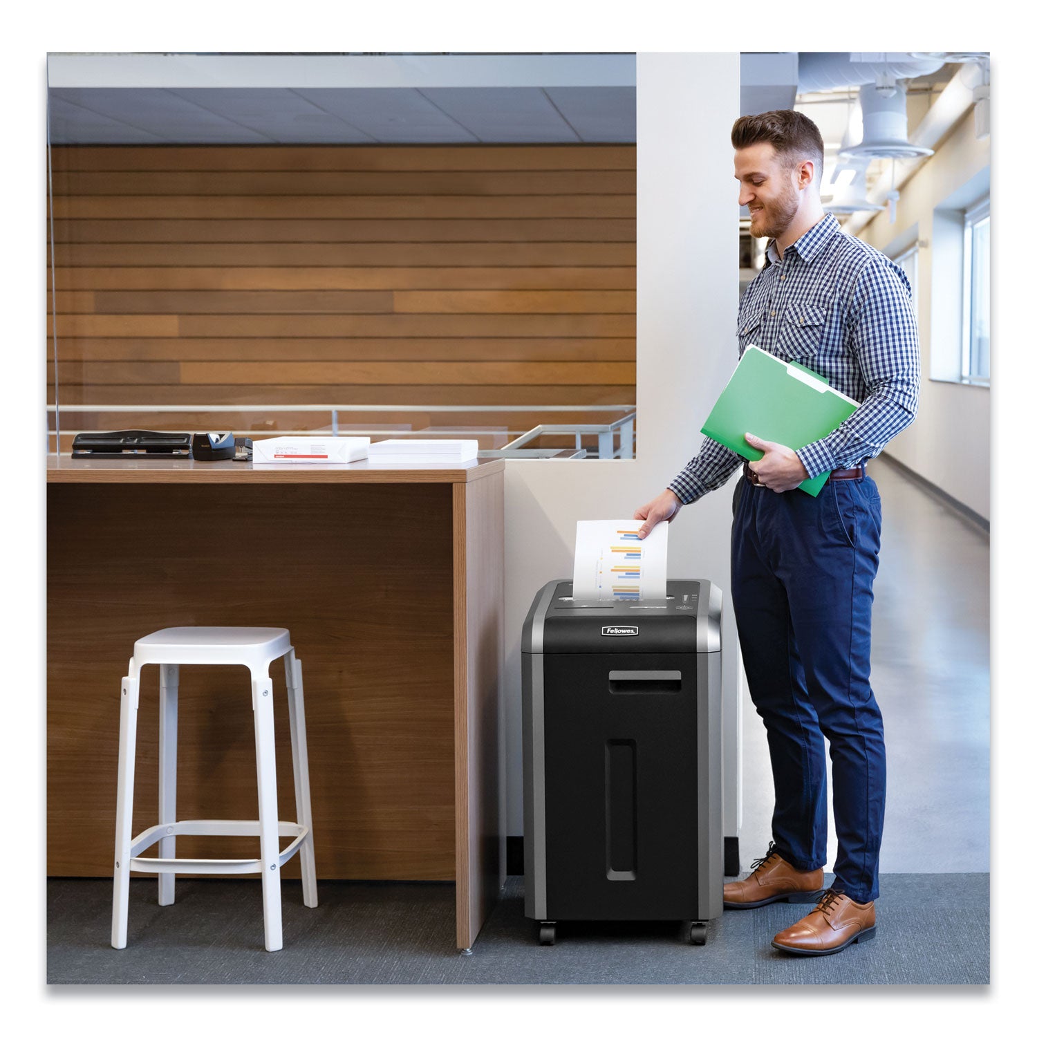 Powershred 225Mi 100% Jam Proof Micro-Cut Shredder, 16 Manual Sheet Capacity - 