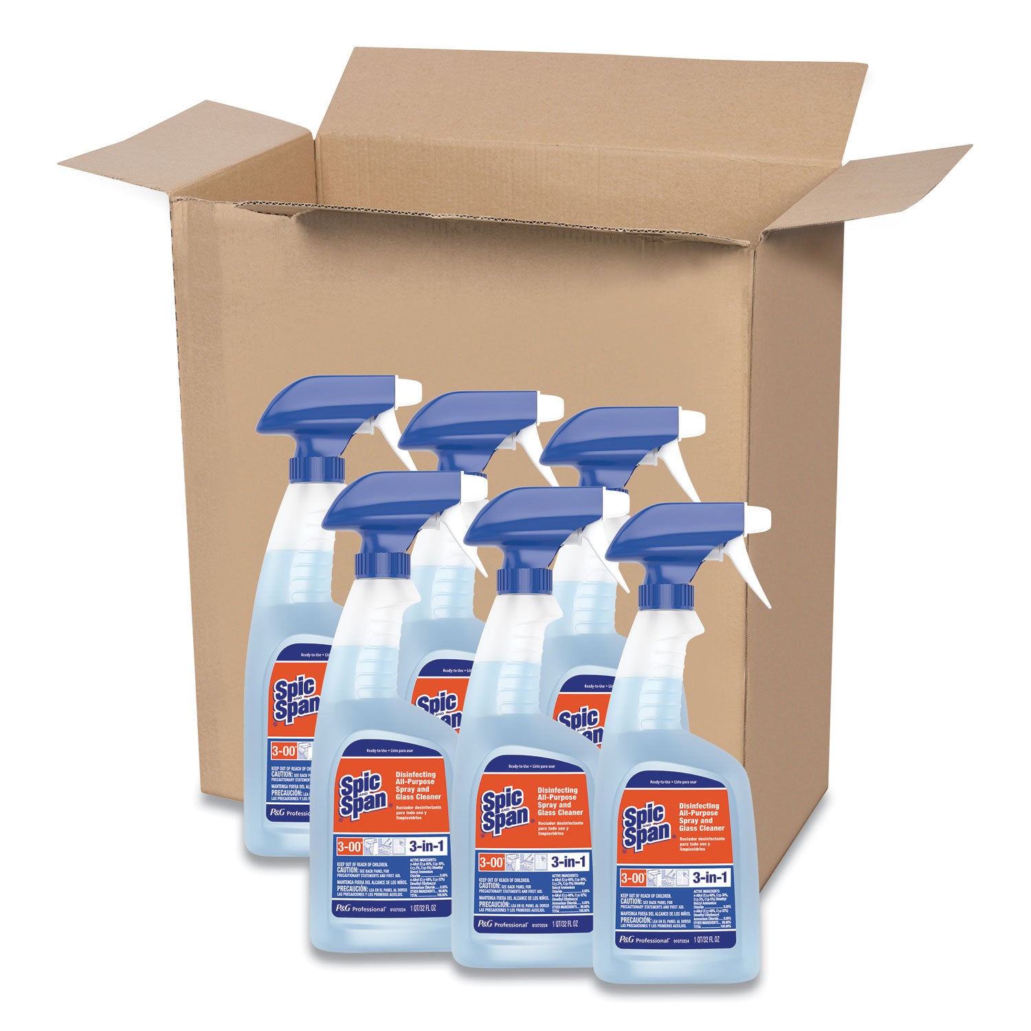 disinfecting-all-purpose-spray-and-glass-cleaner-fresh-scent-32-oz-spray-bottle-6-carton_pgc75353 - 1