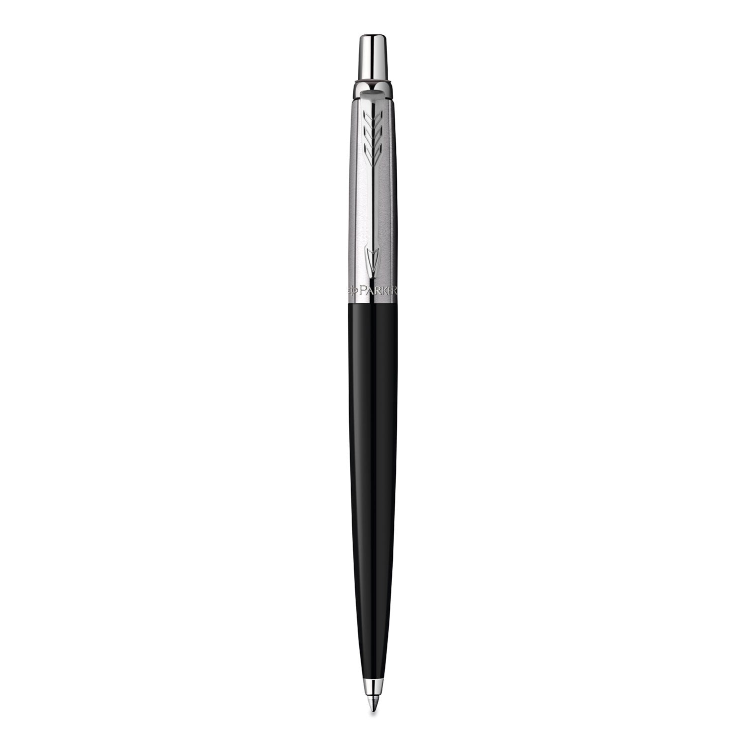 jotter-ballpoint-pen-retractable-medium-07-mm-blue-ink-black-chrome-barrel_par2096873 - 1