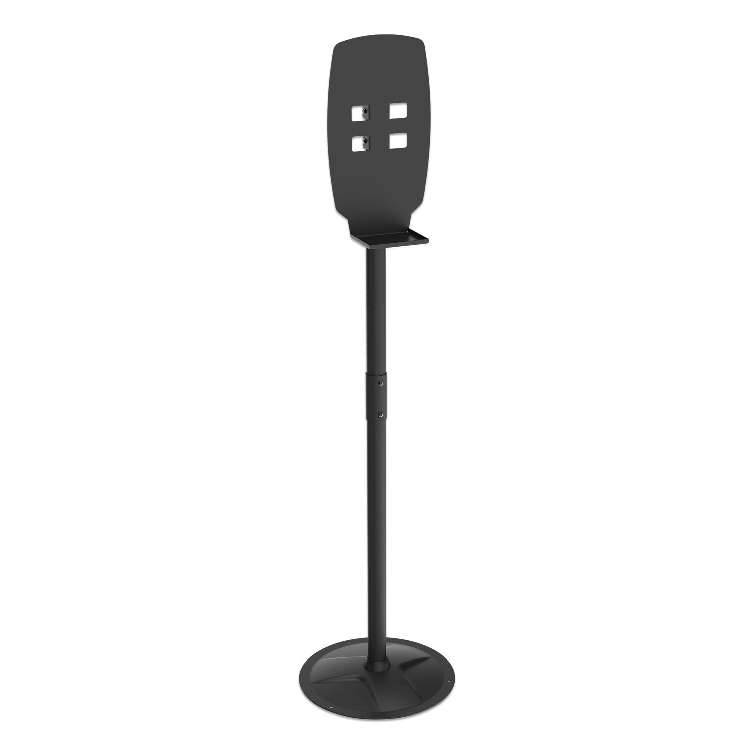 floor-stand-for-sanitizer-dispensers-height-adjustable-from-50-to-60-black_ktksd200 - 1