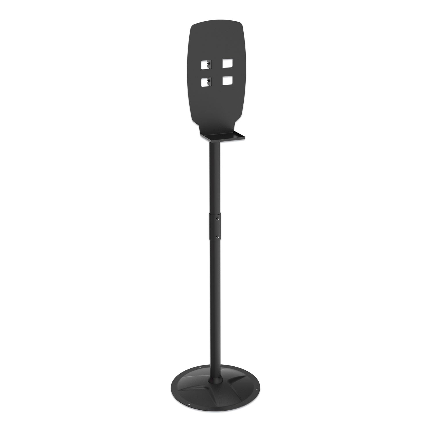 floor-stand-for-sanitizer-dispensers-height-adjustable-from-50-to-60-black_ktksd200 - 2