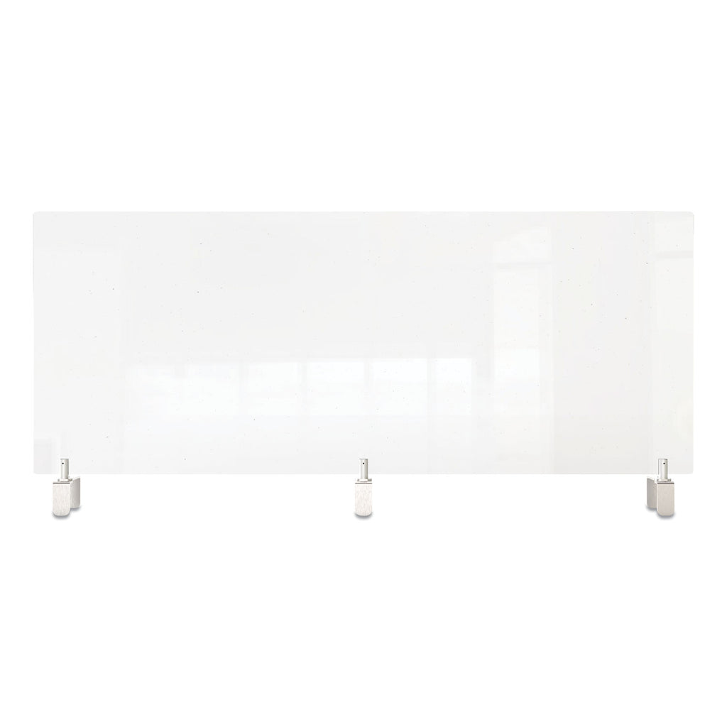 clear-partition-extender-with-attached-clamp-48-x-388-x-30-thermoplastic-sheeting_ghepec3048a - 2