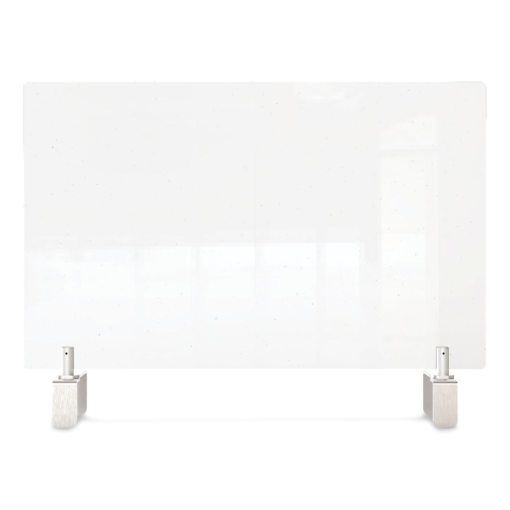 clear-partition-extender-with-attached-clamp-36-x-388-x-30-thermoplastic-sheeting_ghepec3036a - 2