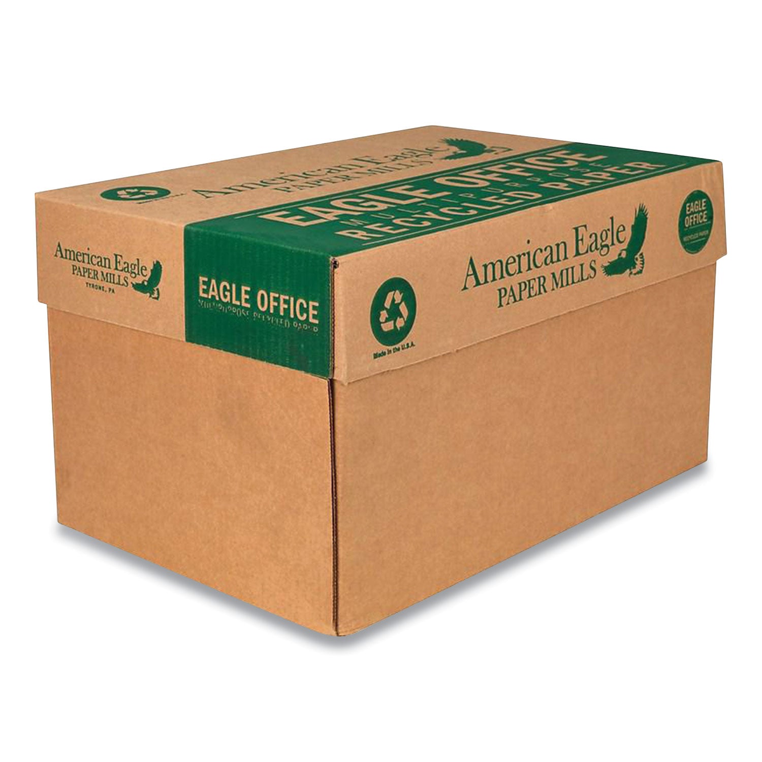 recycled-multipurpose-paper-92-bright-20-lb-bond-weight-85-x-11-white-500-ream_aem31550501 - 1