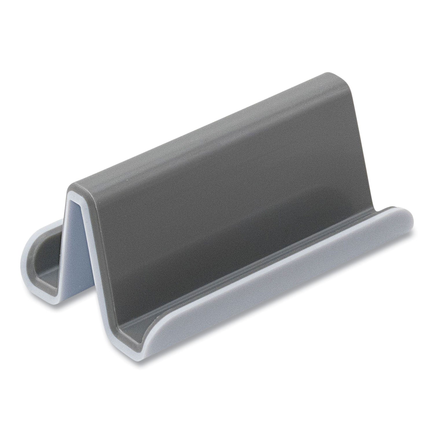 fusion-double-sided-business-card-holder-holds-225-x-4-cards-polypropylene-gray-white_avt37523 - 2