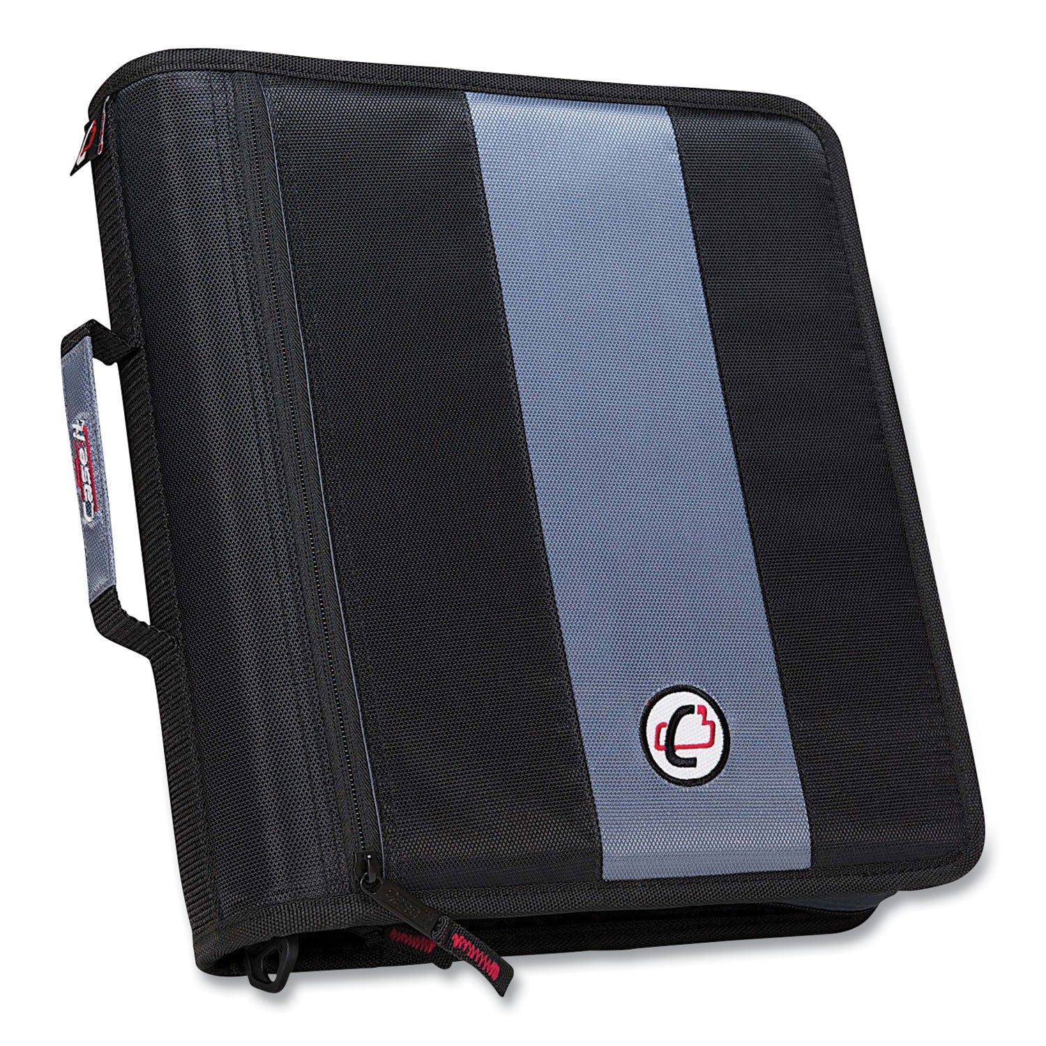 classic-zipper-binder-3-rings-2-capacity-11-x-85-black-gray-accents_caed251blk - 1