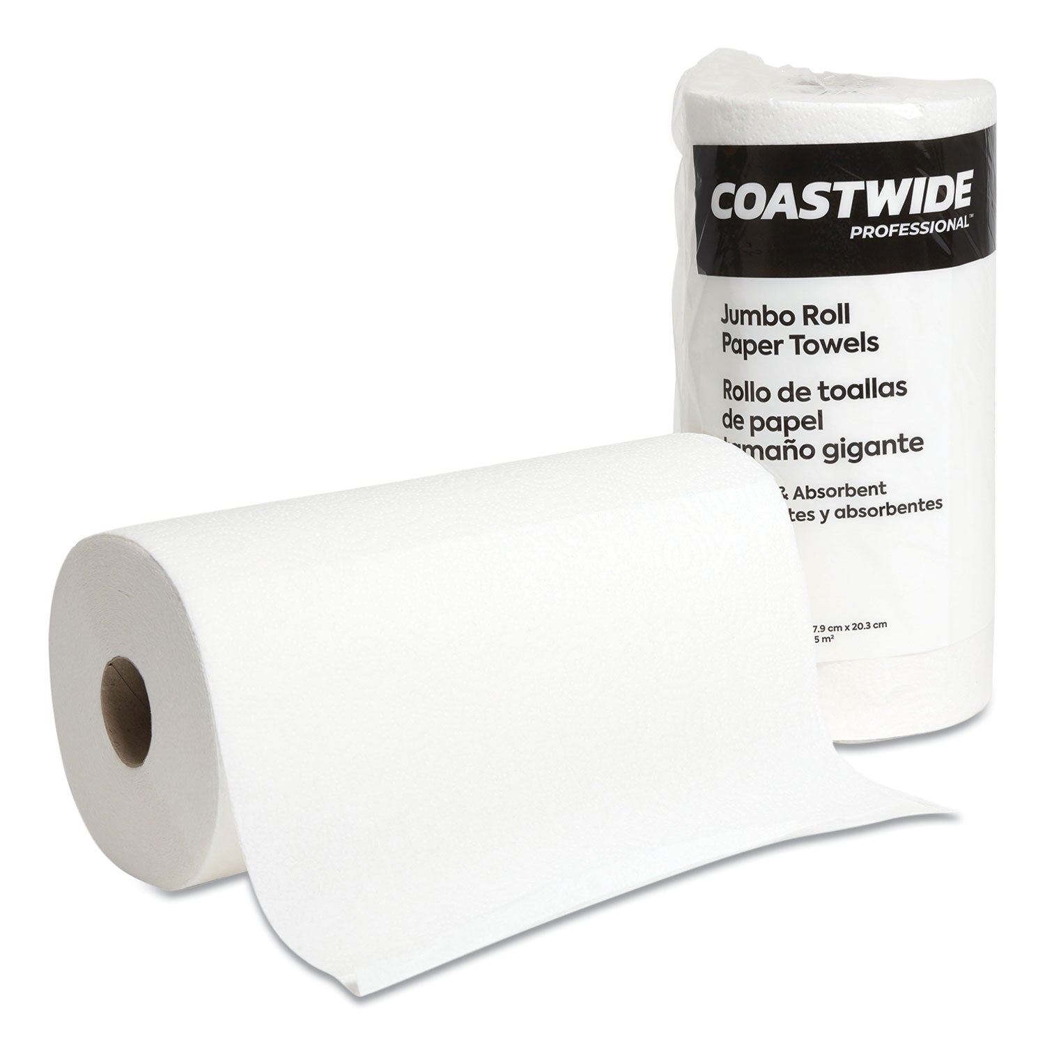 jumbo-kitchen-roll-paper-towels-2-ply-279-x-215-250-sheets-roll-12-rolls-carton_cwz365376 - 1