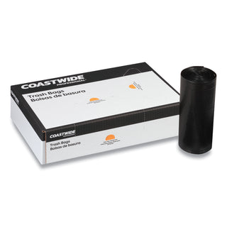 high-density-can-liners-60-gal-22-mic-38-x-60-black-25-bags-roll-6-rolls-carton_cwz814865 - 2