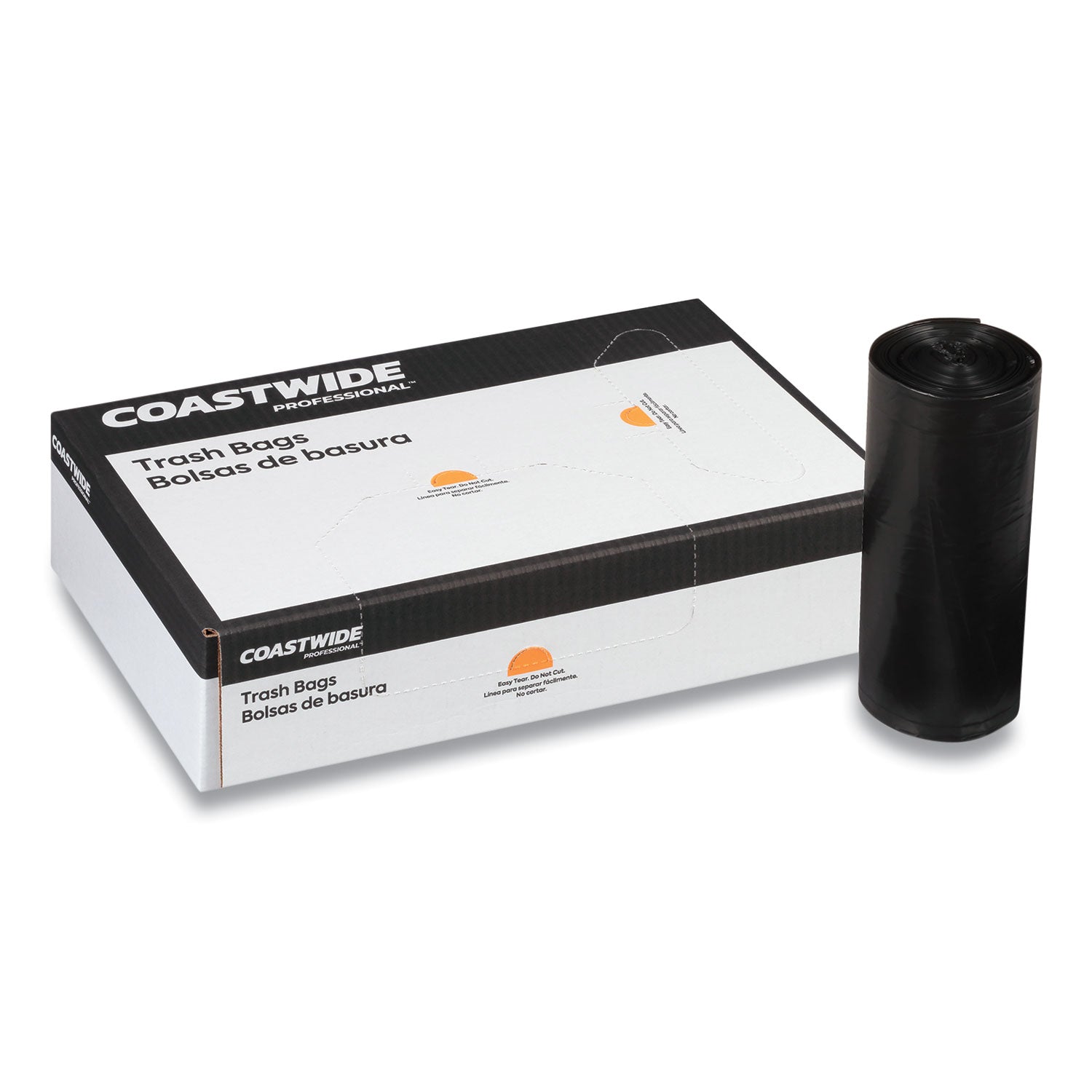 high-density-can-liners-60-gal-22-mic-38-x-60-black-25-bags-roll-6-rolls-carton_cwz814865 - 2