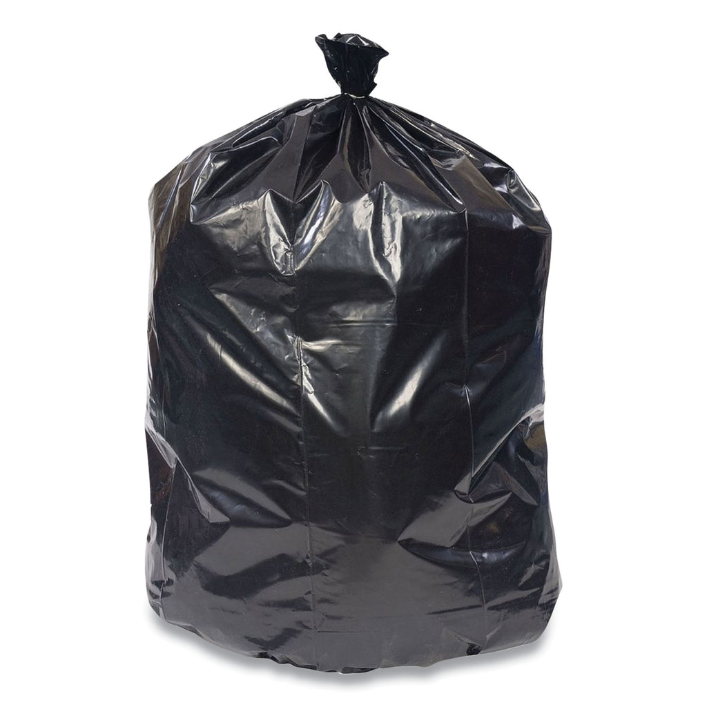 high-density-can-liners-45-gal-22-mic-40-x-48-black-25-bags-roll-6-rolls-carton_cwz814867 - 1