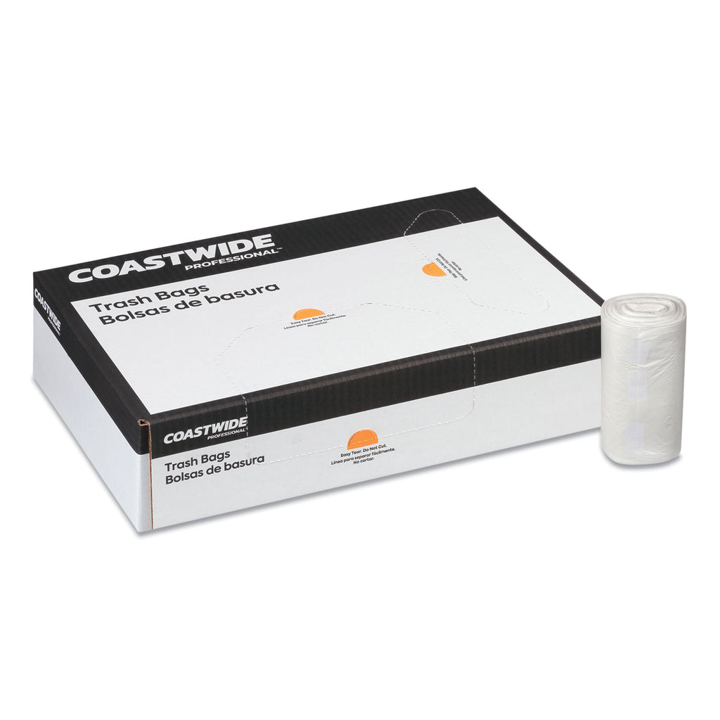 high-density-can-liners-45-gal-12-mic-40-x-48-natural-25-bags-roll-10-rolls-carton_cwz814884 - 2