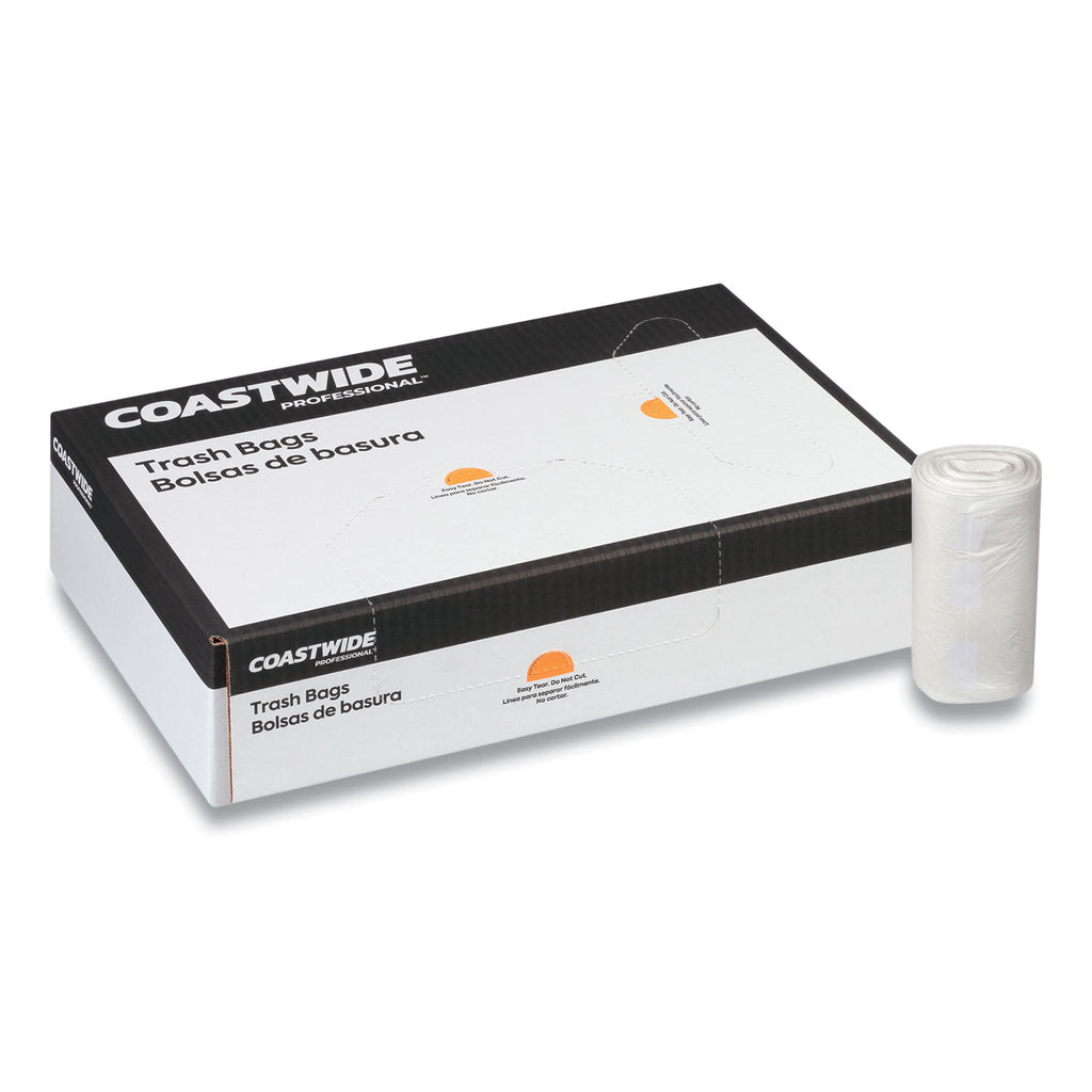 high-density-can-liners-16-gal-6-mic-24-x-33-natural-50-bags-roll-20-rolls-carton_cwz814903 - 2