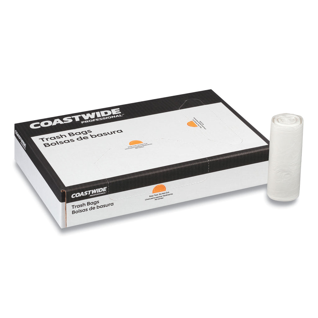 high-density-can-liners-33-gal-16-mic-33-x-40-natural-25-bags-roll-10-rolls-carton_cwz814906 - 2