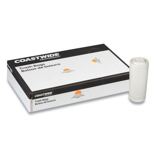 linear-low-density-can-liners-60-gal-13-mil-38-x-58-clear-20-bags-roll-5-rolls-carton_cwz847292 - 2