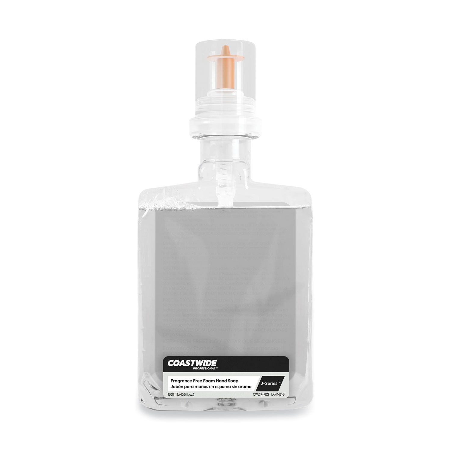 j-series-foam-hand-soap-fragrance-free-1200-ml-refill-2-carton_cwz24394019 - 1