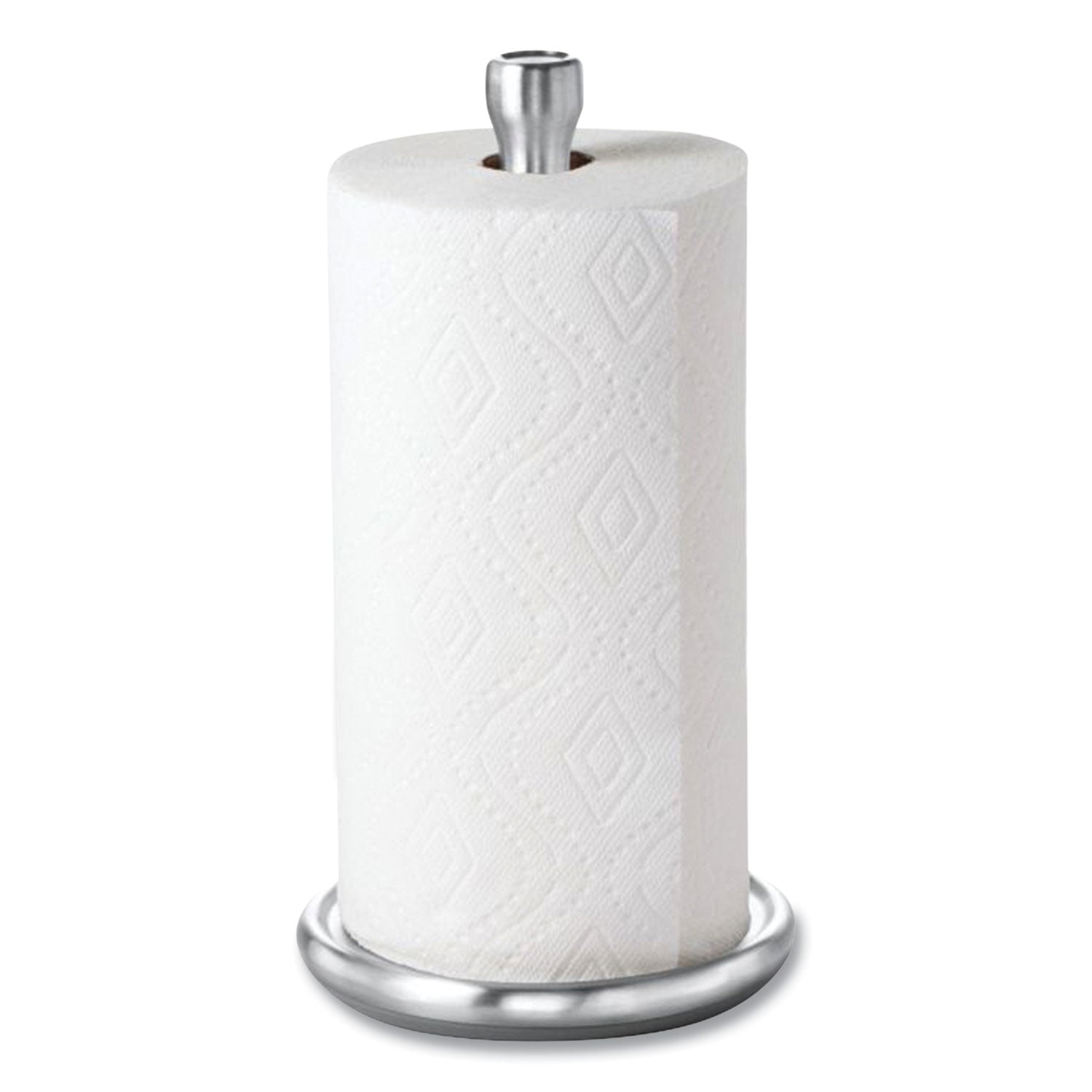 good-grips-steady-paper-towel-holder-stainless-steel-81-x-78-x-145-gray-silver_oxo13245000 - 2