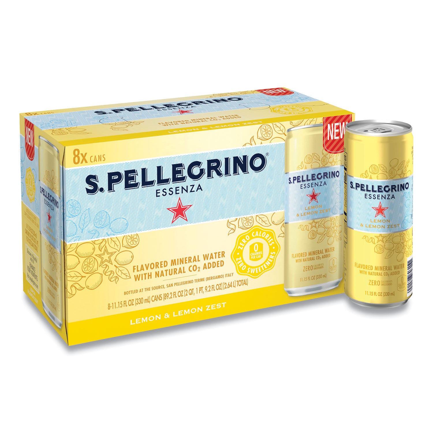essenza-flavored-mineral-water-lemon-and-lemon-zest-1115-oz-can-8-pack_nle12394352 - 2