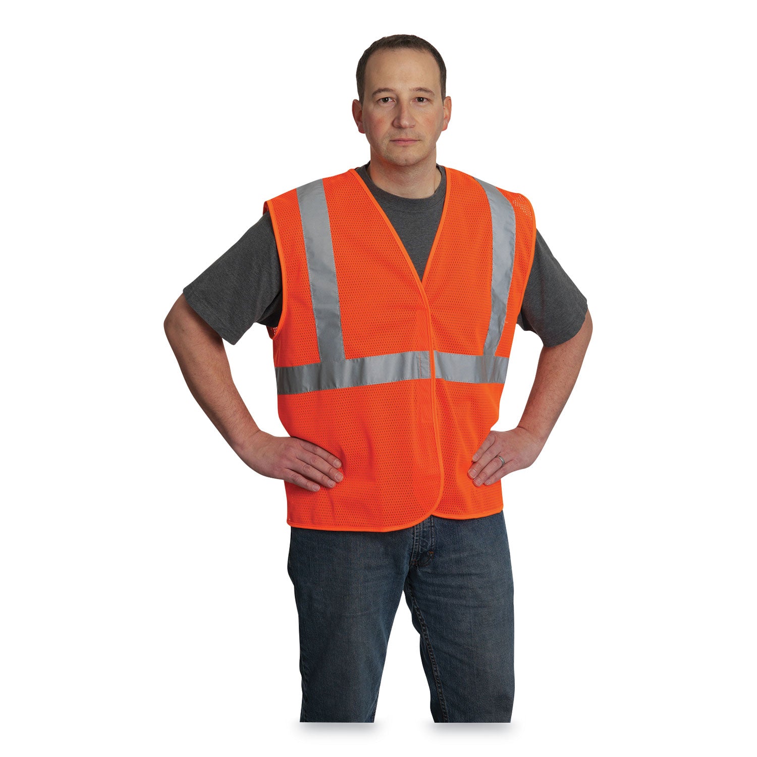 ansi-class-2-hook-and-loop-safety-vest-x-large-hi-viz-orange_pid302mvgorxl - 1