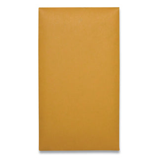 Kraft Coin and Small Parts Envelope, #6, Square Flap, Clasp/Gummed Closure, 3.38 x 6, Brown Kraft, 100/Box - 