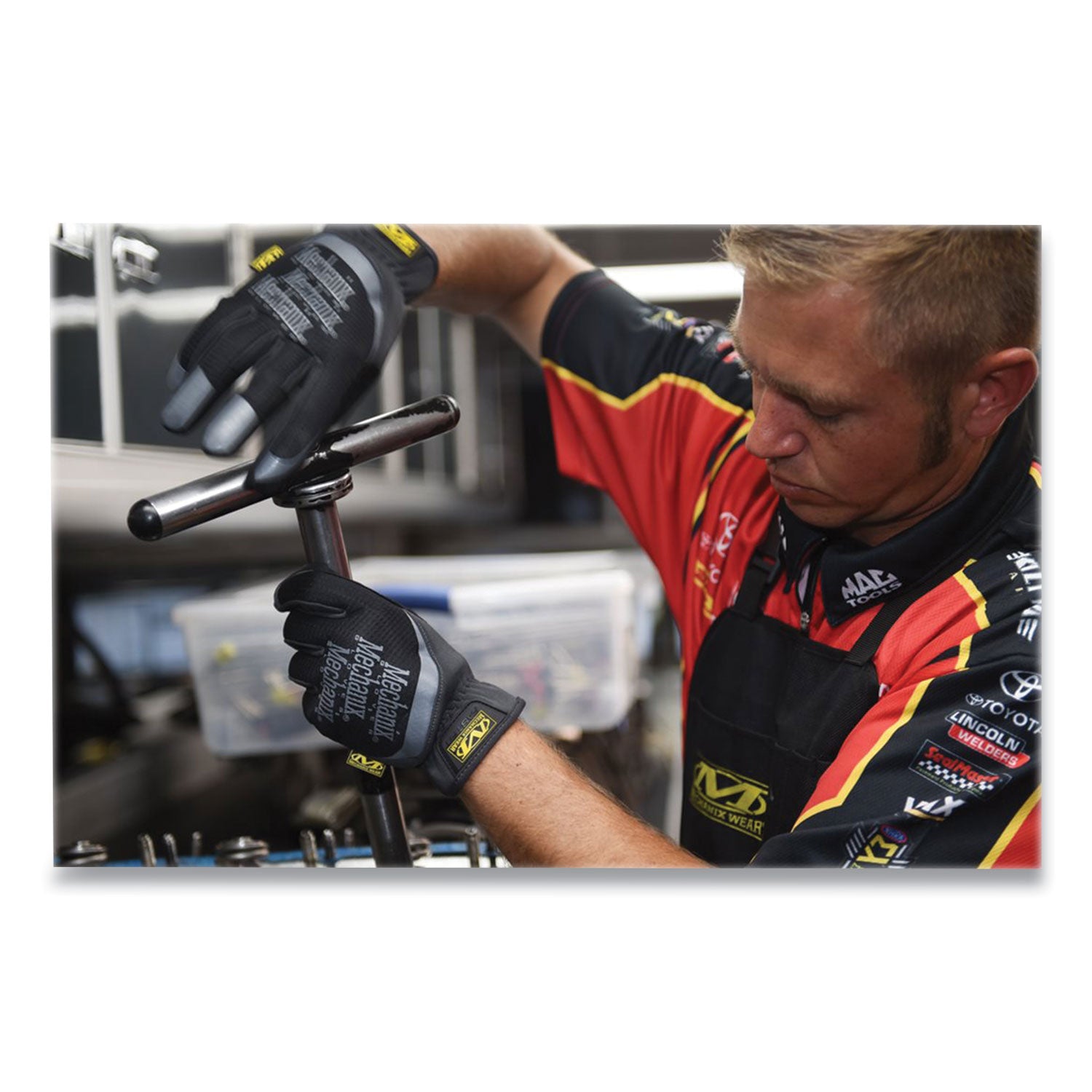 FastFit Work Gloves, Black, 2X-Large