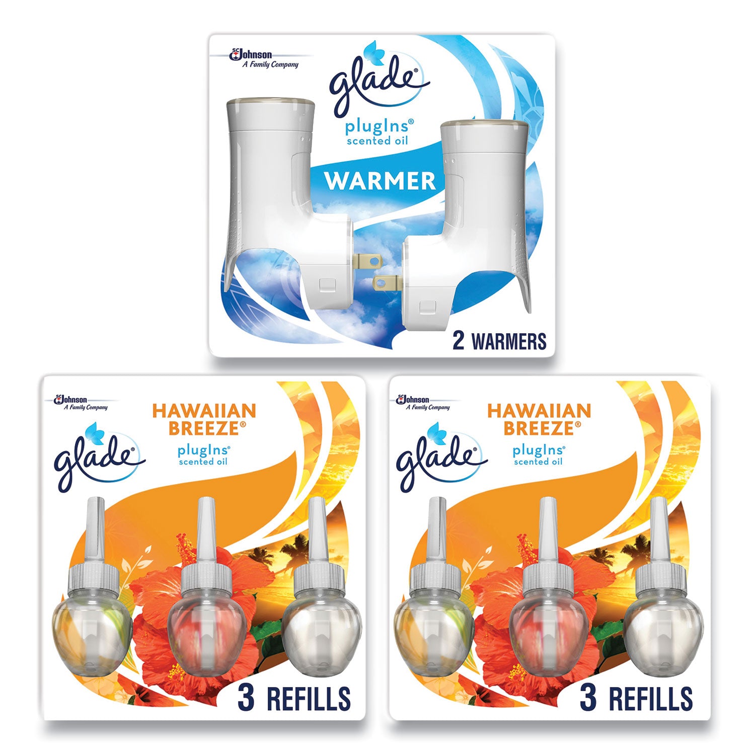 plugin-scented-oil-hawaiian-breeze-067-oz-2-warmers-and-6-refills-pack_sjn319962 - 1