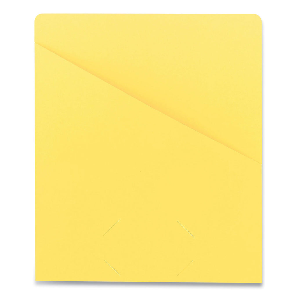 File Jackets, Letter Size, Yellow, 25/Pack - 