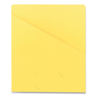 File Jackets, Letter Size, Yellow, 25/Pack - 