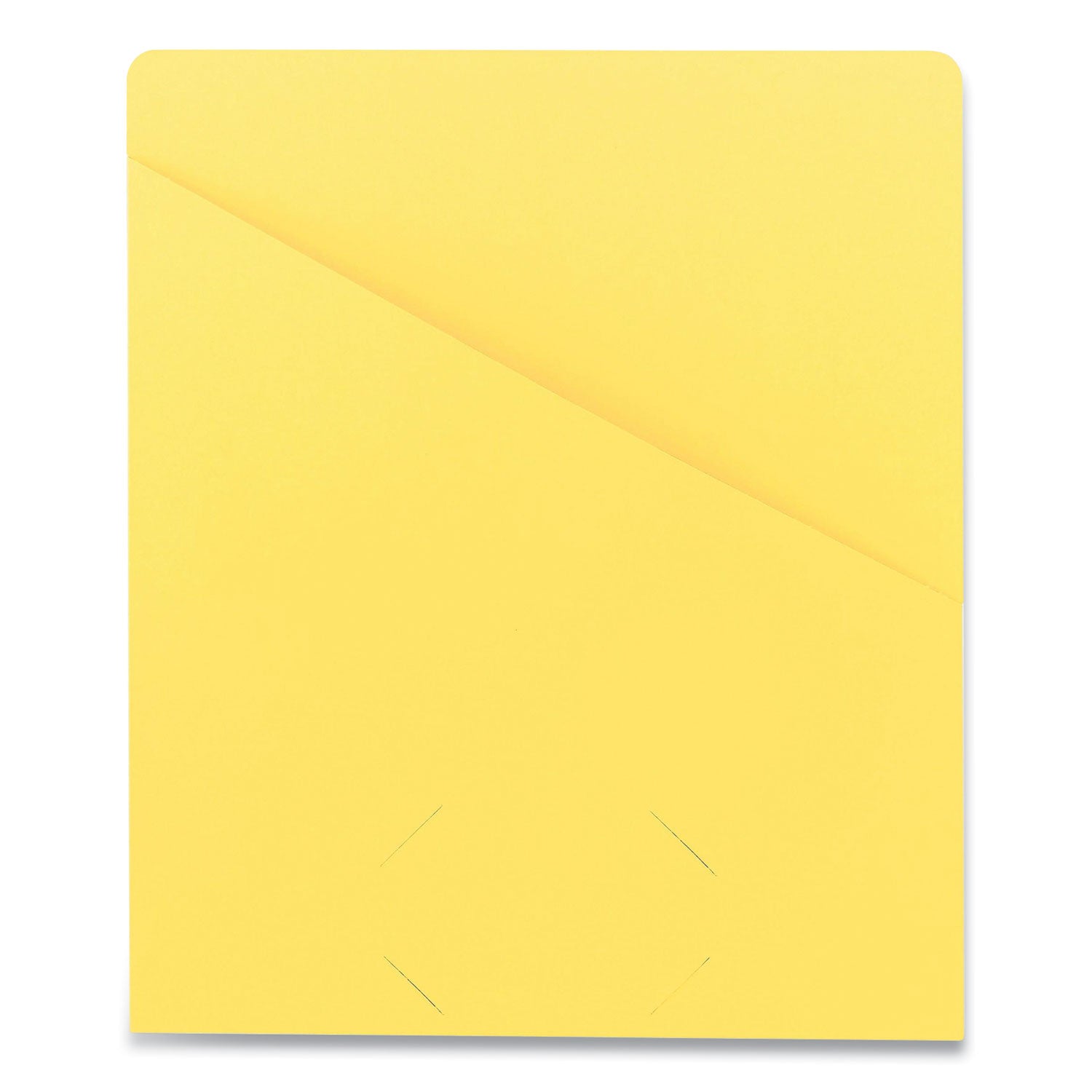 File Jackets, Letter Size, Yellow, 25/Pack - 