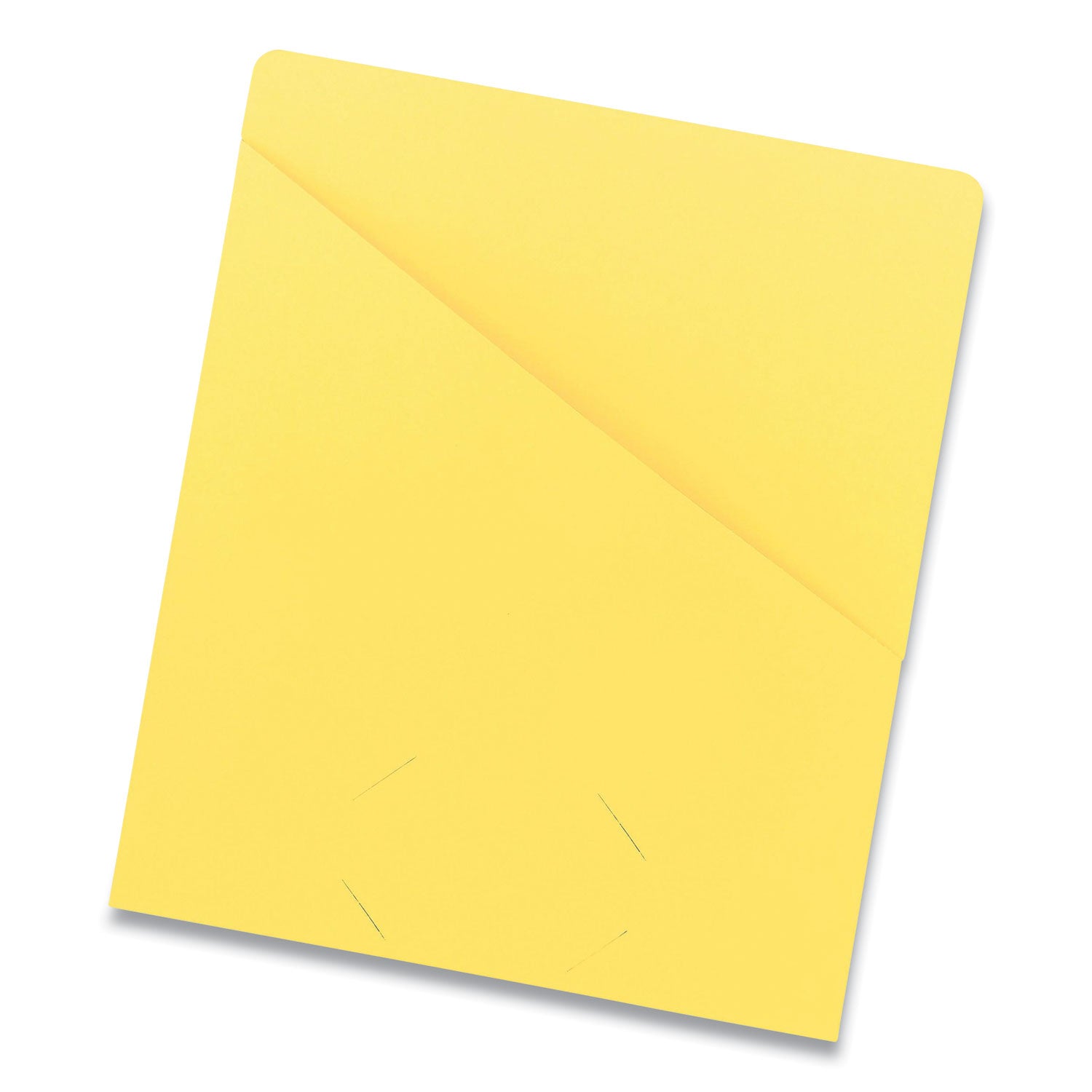 File Jackets, Letter Size, Yellow, 25/Pack - 