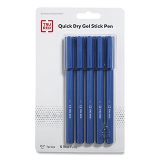quick-dry-gel-pen-stick-medium-07-mm-blue-ink-blue-barrel-5-pack_tud24377028 - 2