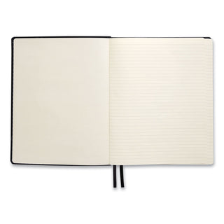 Flexible-Cover Business Journal, 1-Subject, Narrow Rule, Black Cover, (128) 10 x 8 Sheets