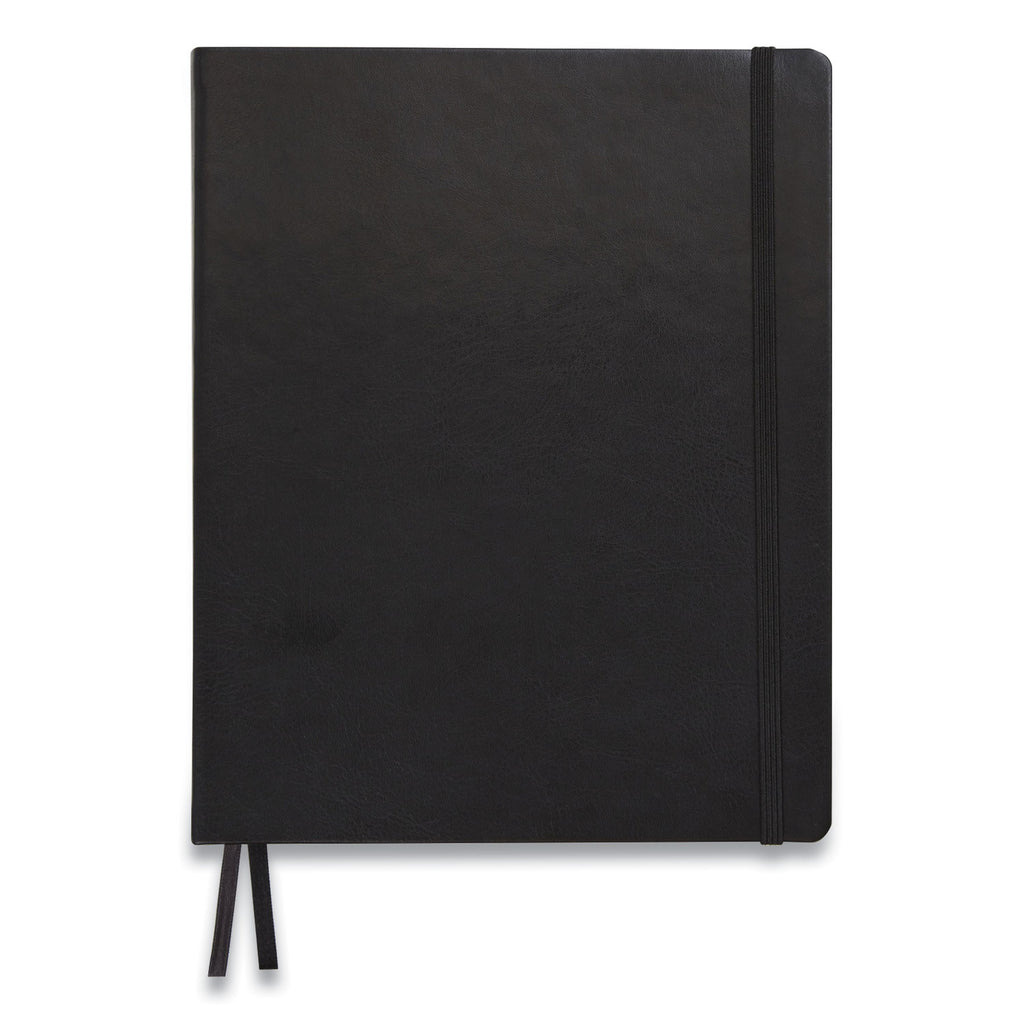 flexible-cover-business-journal-1-subject-dotted-rule-black-cover-128-10-x-8-sheets_tud24377315 - 1