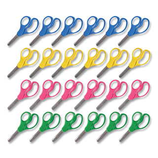 kids-blunt-tip-stainless-steel-safety-scissors-5-long-205-cut-length-assorted-straight-handles-24-pack_tud24380511 - 1