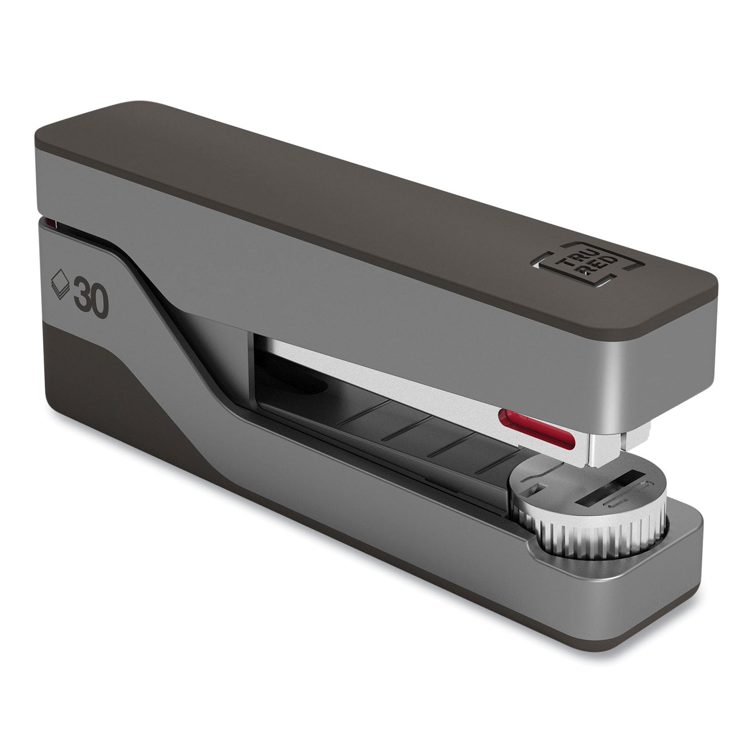 premium-desktop-half-strip-stapler-30-sheet-capacity-gray-black_tud24418186 - 1