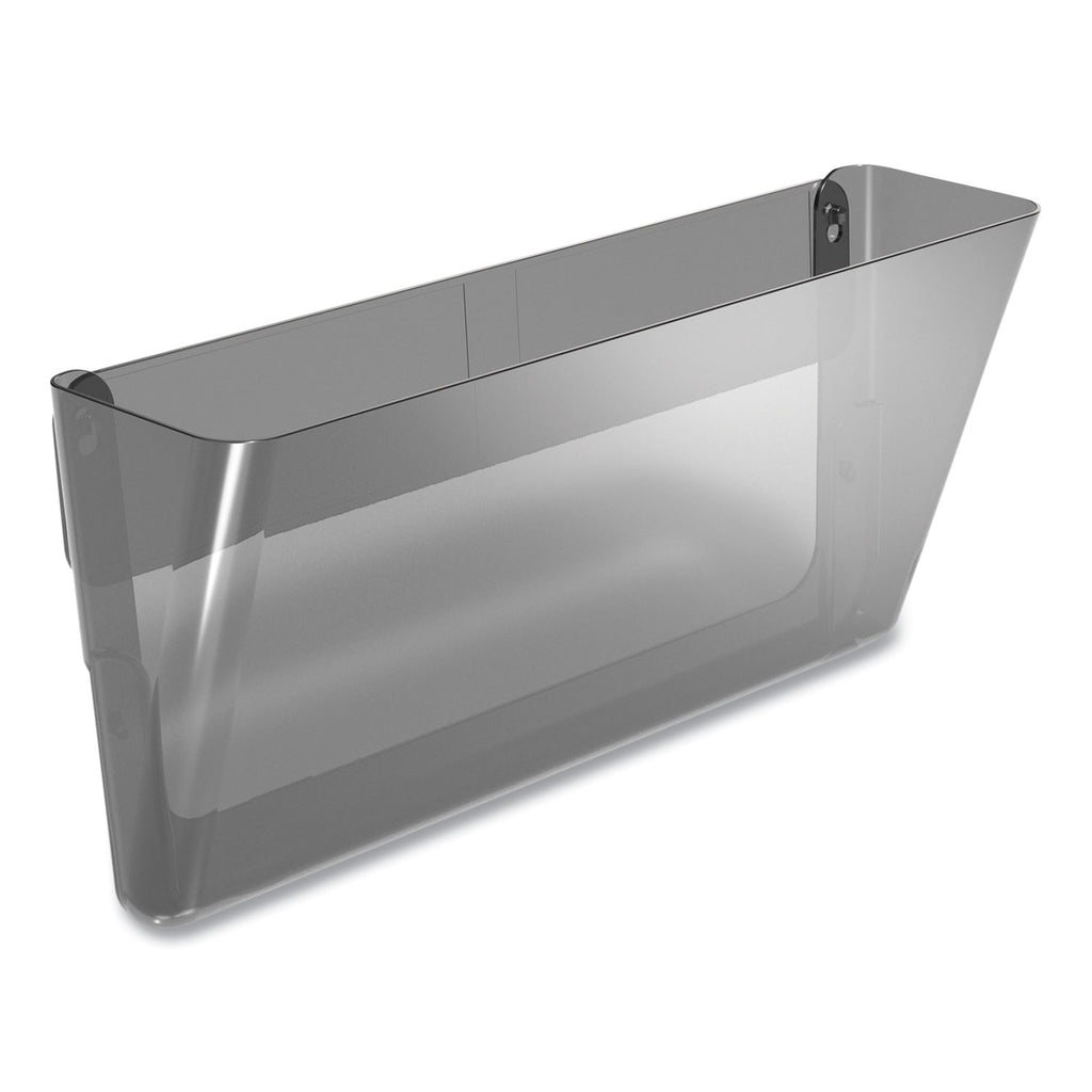 Unbreakable Plastic Wall File, Legal Size, 15.4" x 4" x 7.6", Smoke