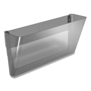 Unbreakable Plastic Wall File, Legal Size, 15.4" x 4" x 7.6", Smoke