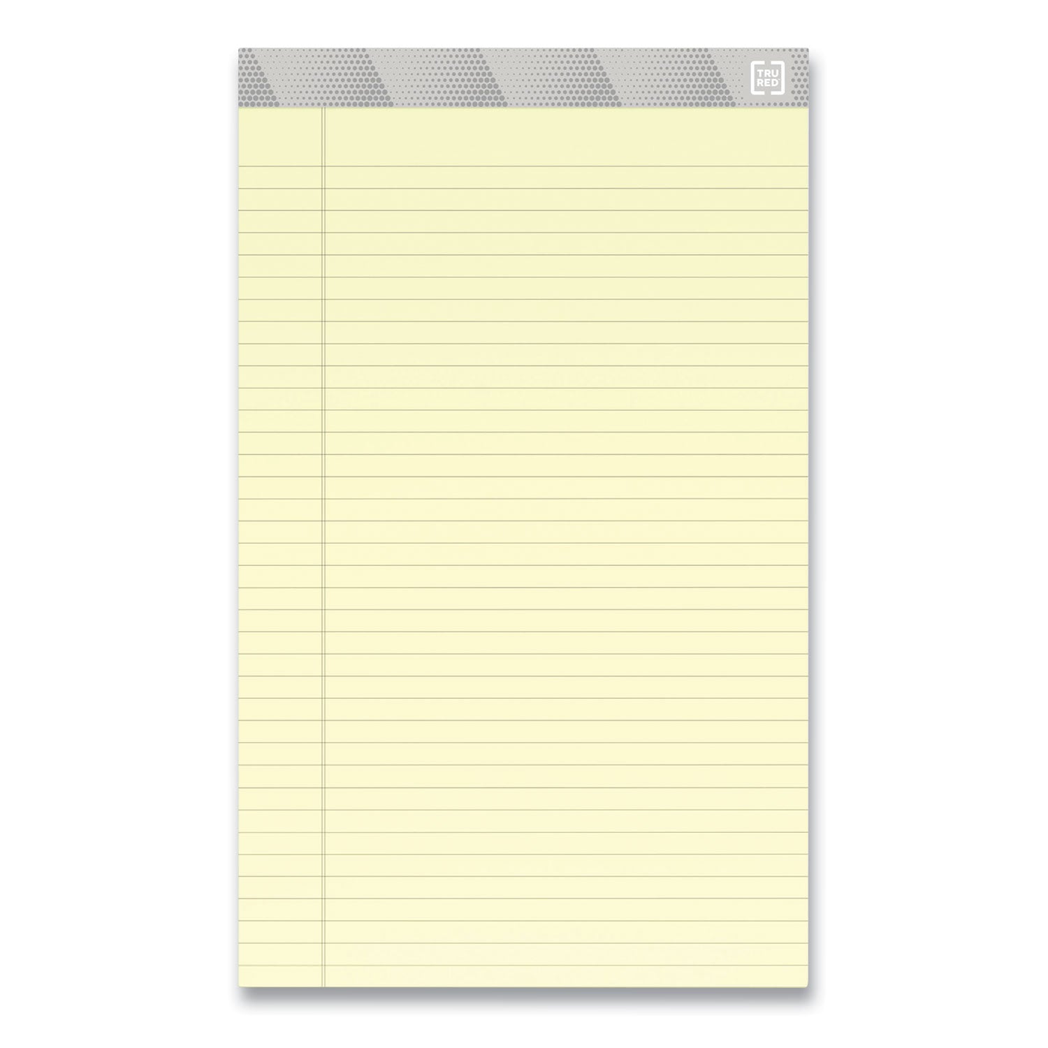 Notepads, Wide/Legal Rule, 50 Canary-Yellow 8.5 x 14 Sheets, 12/Pack