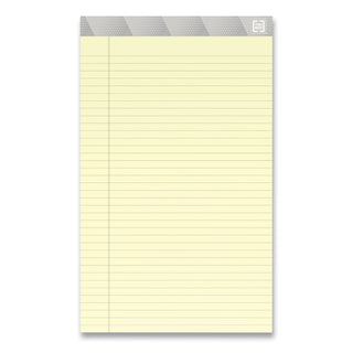 Notepads, Wide/Legal Rule, 50 Canary-Yellow 8.5 x 14 Sheets, 12/Pack