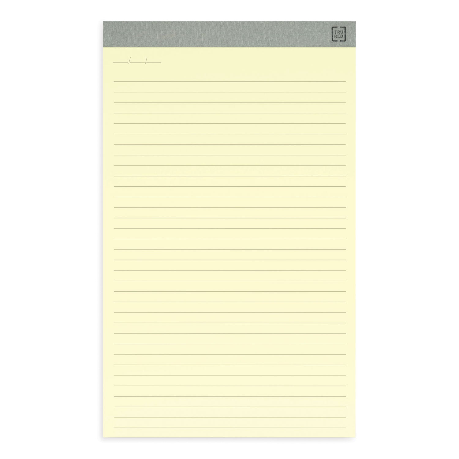 Notepads, Wide/Legal Rule, 50 Canary-Yellow 8.5 x 14 Sheets, 12/Pack