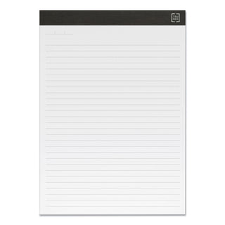 Notepads, Wide/Legal Rule, 50 White 8.5 x 11.75 Sheets, 12/Pack