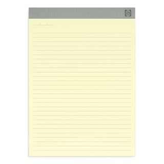 Notepads, Wide/Legal Rule, 50 Canary-Yellow 8.5 x 11.75 Sheets, 12/Pack