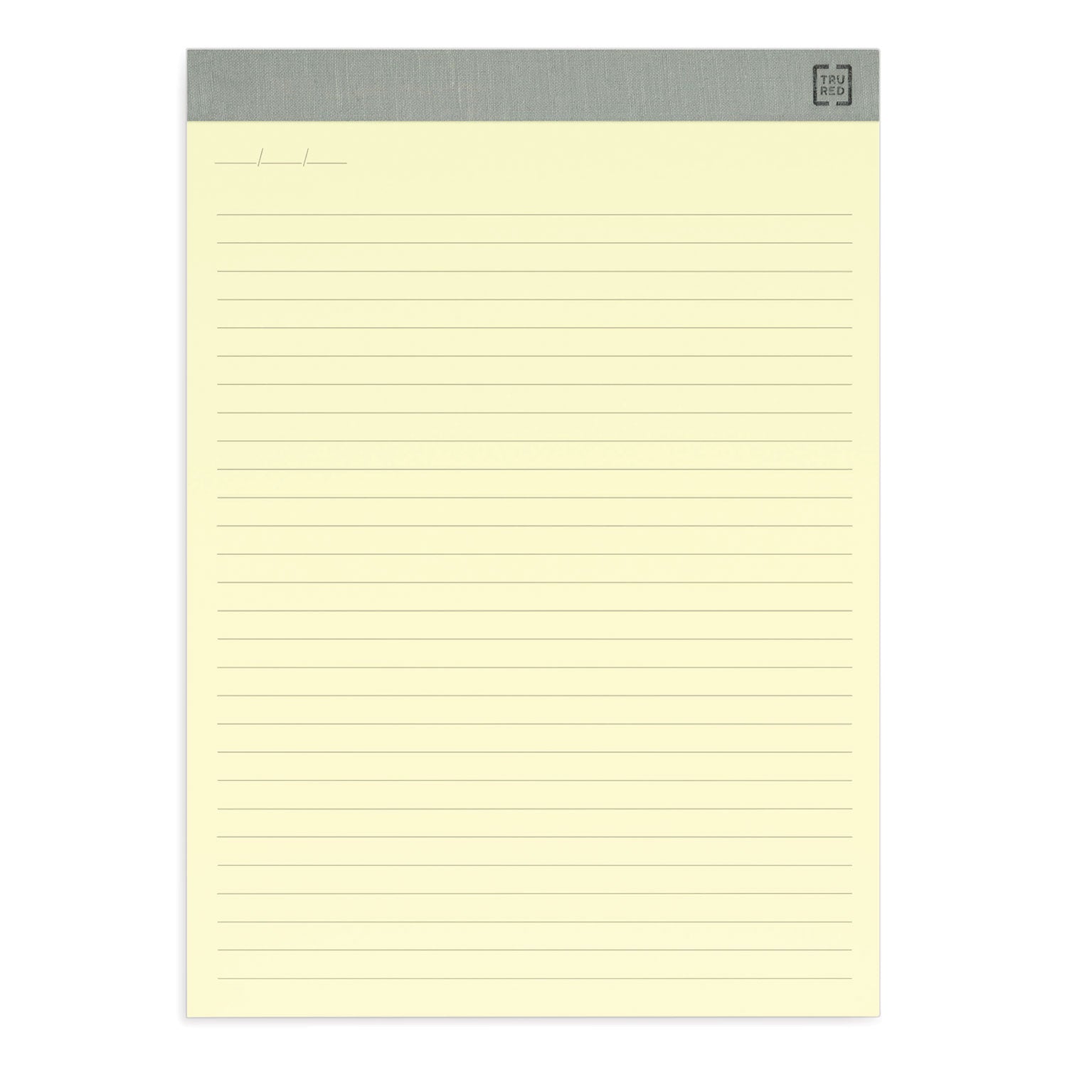 Notepads, Wide/Legal Rule, 50 Canary-Yellow 8.5 x 11.75 Sheets, 12/Pack