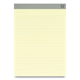 Notepads, Narrow Rule, 50 Canary-Yellow 8.5 x 11.75 Sheets, 12/Pack
