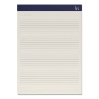 Notepads, Narrow Rule, 50 Ivory 8.5 x 11.75 Sheets, 12/Pack