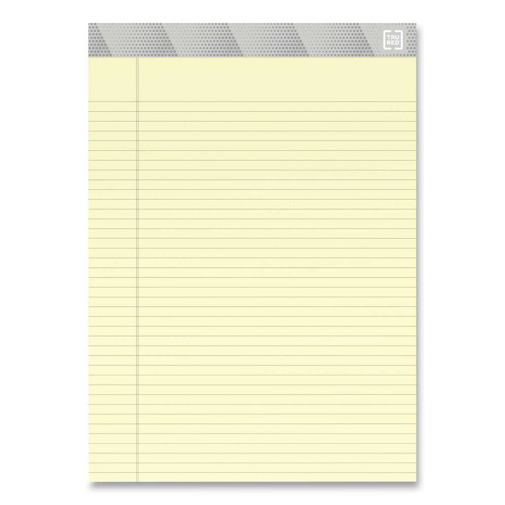 Notepads, Narrow Rule, 50 Canary-Yellow 8.5 x 11.75 Sheets, 12/Pack
