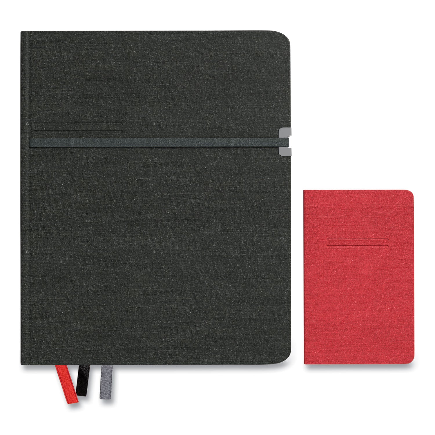 large-mastery-journal-with-pockets-1-subject-narrow-rule-black-red-cover-192-10-x-8-sheets_tud24421811 - 1