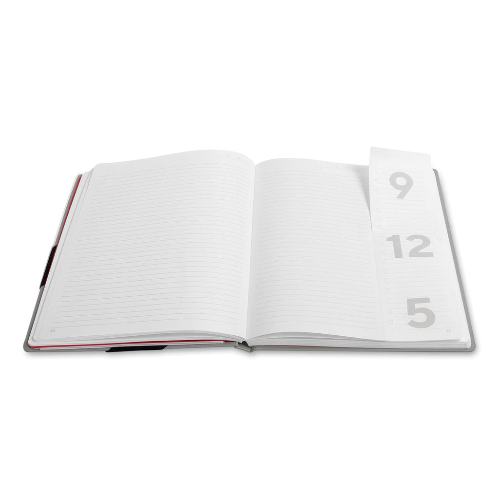 Large Starter Journal, 1-Subject, Narrow Rule, Gray Cover, (192) 10 x 8 Sheets