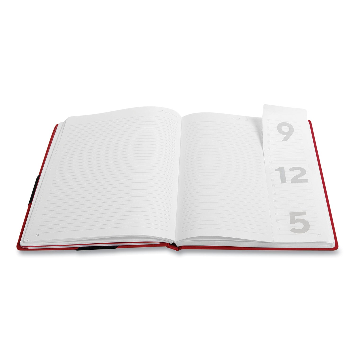Large Starter Journal, 1-Subject, Narrow Rule, Red Cover, (192) 10 x 8 Sheets