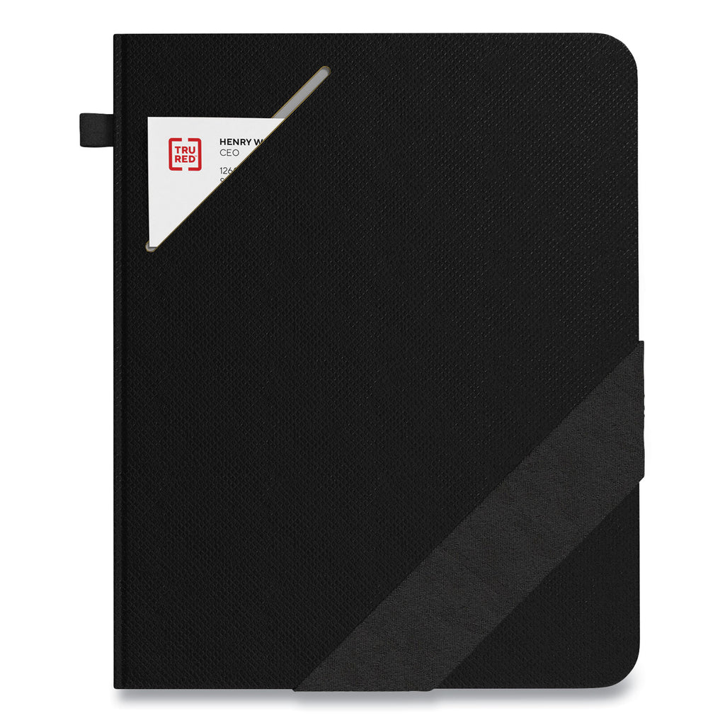 Large Starter Journal, 1-Subject, Narrow Rule, Black Cover, (192) 10 x 8 Sheets